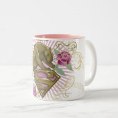 Tasse 2 Couleurs Supergirl Golden Cat 4 (Devant droit)