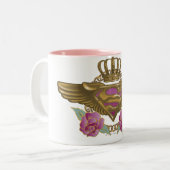 Tasse 2 Couleurs Supergirl Golden Wings (Devant gauche)