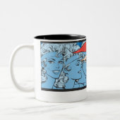 Tasse 2 Couleurs Supergirl Head Shots (Gauche)