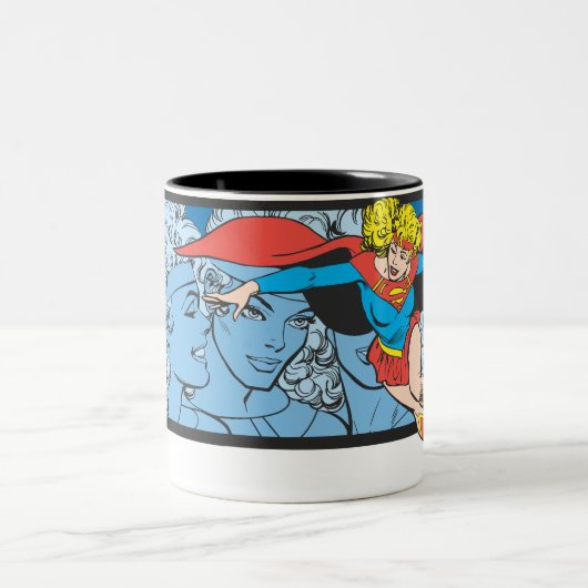Tasse 2 Couleurs Supergirl Head Shots (Centre)