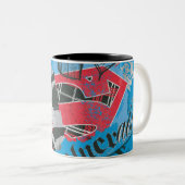 Tasse 2 Couleurs Supergirl invulnérable (Devant droit)