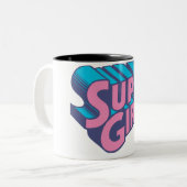 Tasse 2 Couleurs Supergirl J-pop 10 (Devant gauche)
