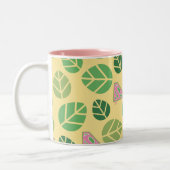 Tasse 2 Couleurs Supergirl Leaf Motif (Gauche)