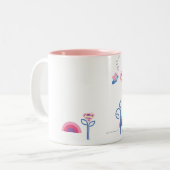 Tasse 2 Couleurs Supergirl love bee (Devant gauche)