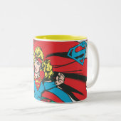 Tasse 2 Couleurs Supergirl Love Conquise (Devant droit)