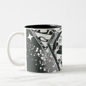 Tasse 2 Couleurs Supergirl noir et blanc (Gauche)