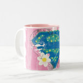 Tasse 2 Couleurs Supergirl pour Peace Pink (Devant gauche)