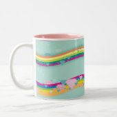Tasse 2 Couleurs Supergirl Rainbow Waves (Gauche)