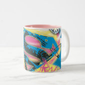 Tasse 2 Couleurs Supergirl Rocks (Devant droit)