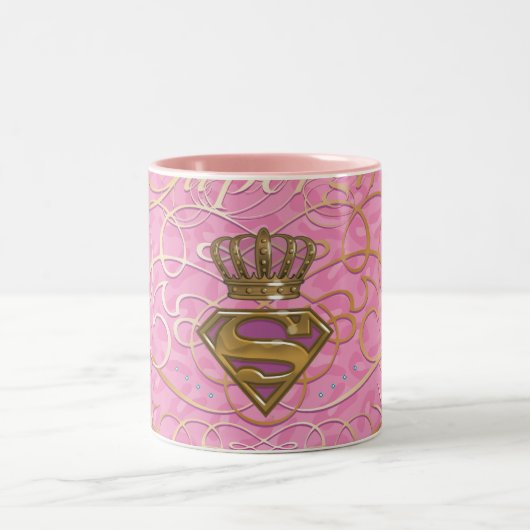 Tasse 2 Couleurs Supergirl rose (Centre)