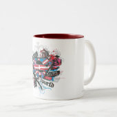 Tasse 2 Couleurs Supergirl sauve le monde (Devant droit)