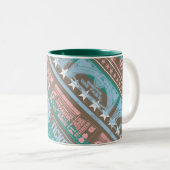 Tasse 2 Couleurs Supergirl Ticket Motif bleu (Devant droit)