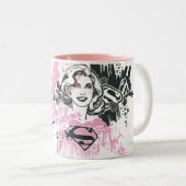 Tasse 2 Couleurs Supergirl Totalement Fabuleux (Devant droit)