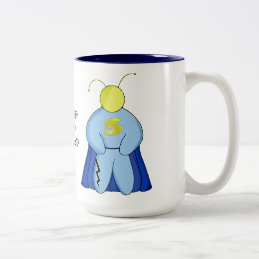 Tasse 2 Couleurs Superhéros (Droit)