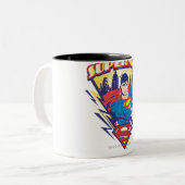 Tasse 2 Couleurs Superman avec électricité (Devant gauche)