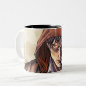 Tasse 2 Couleurs Superman Earth Cover - Couleur (Devant gauche)