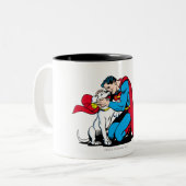 Tasse 2 Couleurs Superman et Krypto (Devant gauche)