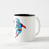 Tasse 2 Couleurs Superman et Krypto 2 (Devant droit)