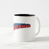 Tasse 2 Couleurs Superman | Logo classique (Devant droit)