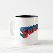 Tasse 2 Couleurs Superman | Logo classique (Devant gauche)