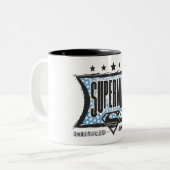 Tasse 2 Couleurs Superman sans égal, sans égal (Devant gauche)