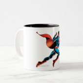 Tasse 2 Couleurs Superman Yells (Devant gauche)