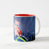 Tasse 2 Couleurs SuperPig (Devant droit)