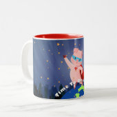 Tasse 2 Couleurs SuperPig (Devant gauche)