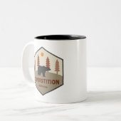 Tasse 2 Couleurs Superstition Wilderness Ours Arizona (Devant gauche)