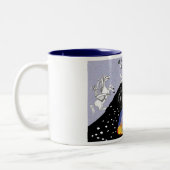 Tasse 2 Couleurs sur la colline et sous la colline (Gauche)