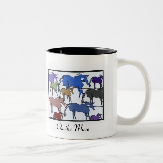 Tasse 2 Couleurs Sur le mouvement (Droit)