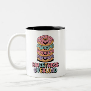 Tasse 2 Couleurs Surcharge de sucrerie   Enfants Donut