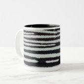 Tasse 2 Couleurs Surface de peau de zèbre (Devant gauche)