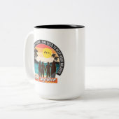 Tasse 2 Couleurs Surfer ensemble - Gardez votre équilibre (Devant gauche)