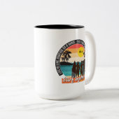 Tasse 2 Couleurs Surfer ensemble - Gardez votre équilibre (Devant droit)