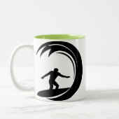 Tasse 2 Couleurs Surfer frais (Gauche)