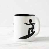 Tasse 2 Couleurs Surfer-T (Devant droit)