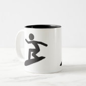Tasse 2 Couleurs Surfer-T (Devant gauche)