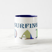 Tasse 2 Couleurs SurfPapa (Centre)