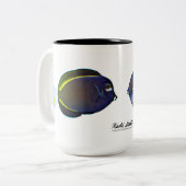Tasse 2 Couleurs Surgeonfishes d'Achille et de Whitecheek (Devant gauche)