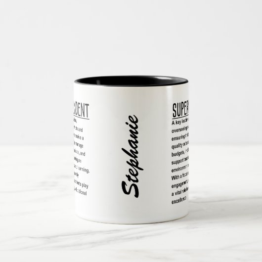 Tasse 2 Couleurs Surintendant (Centre)