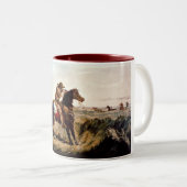 Tasse 2 Couleurs Surveiller les Indiens d'Amérique (Devant droit)