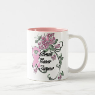 Tasse 2 Couleurs Survivant de cancer du sein de KRW
