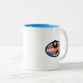 Tasse 2 Couleurs Survivor Pickleball (Devant droit)