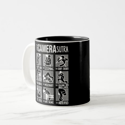 Tasse 2 Couleurs Sutra de caméra (Devant gauche)