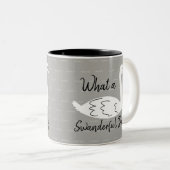 Tasse 2 Couleurs Swan & Waves (Devant droit)