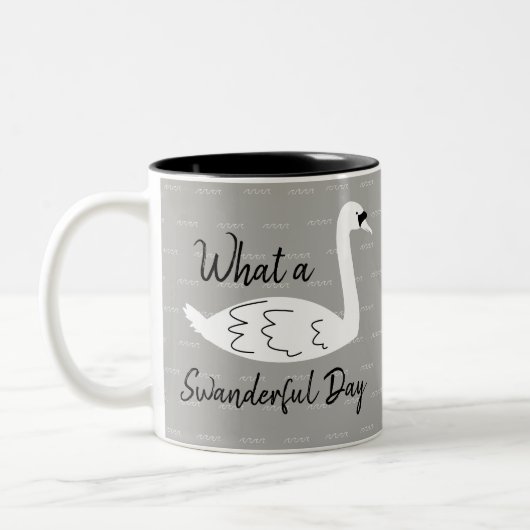 Tasse 2 Couleurs Swan & Waves (Gauche)