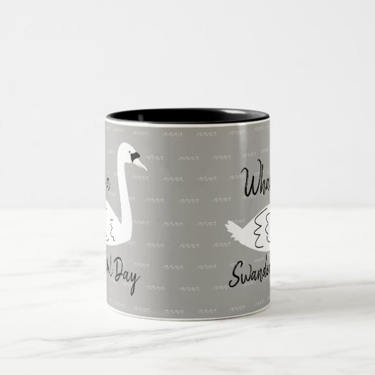 Tasse 2 Couleurs Swan & Waves (Centre)