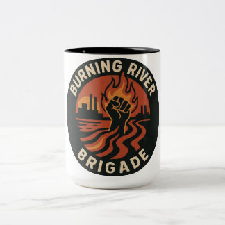 Tasse 2 Couleurs Sweat à capuche Burning River Brigade