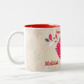 Tasse 2 Couleurs Sweet Mouse Joyeux Valentines Coupe du Jour Person (Gauche)